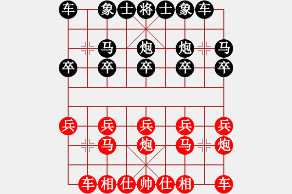 象棋棋譜圖片：英德少年棋臭陳健纘[紅先勝] -VS- 孤帆遠(yuǎn)航[黑] - 步數(shù)：10 