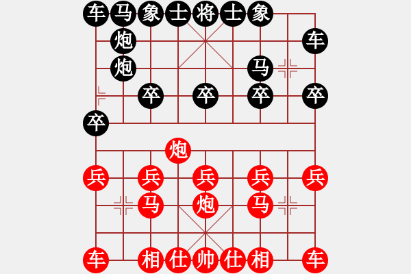 象棋棋譜圖片：1994年全國(guó)象棋個(gè)人錦標(biāo)賽 廣西 謝云 負(fù) 河北 尤穎欽 - 步數(shù)：10 