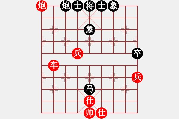 象棋棋譜圖片：平陽縣象棋協(xié)會 張翔 勝 澳門象棋總會 陳嘉俊 - 步數(shù)：80 