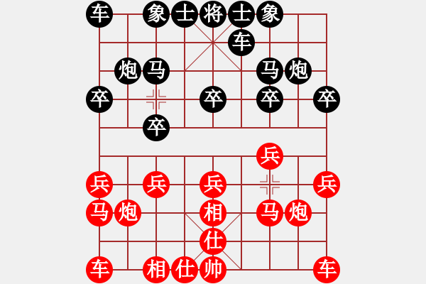 象棋棋譜圖片：三藩市 嚴(yán)哲鵬 負(fù) 休斯頓 Minh Nguyen - 步數(shù)：10 