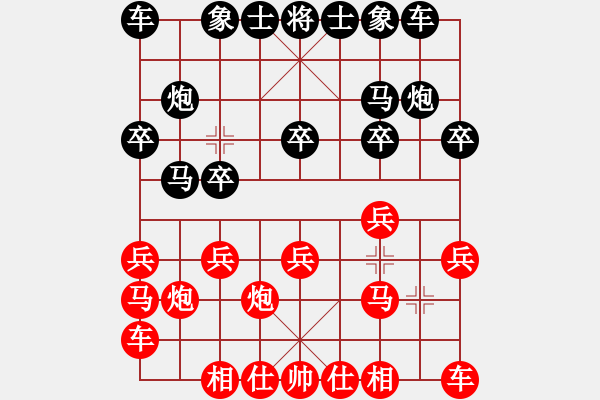 象棋棋譜圖片：葉大先和如月——2022.10.29日于沙溪鎮(zhèn)第三局 - 步數(shù)：10 