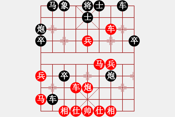 象棋棋譜圖片：歌爾聲學(xué)(6段)-勝-刁不三刀(7段) - 步數(shù)：40 