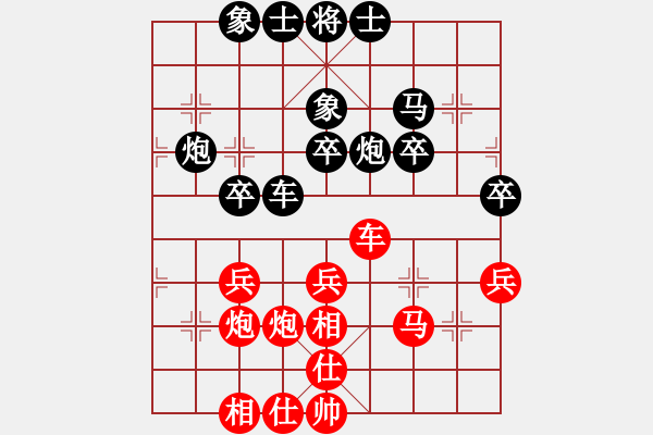 象棋棋譜圖片：市賽前十名(3段)-和-許人王(3段) - 步數(shù)：40 