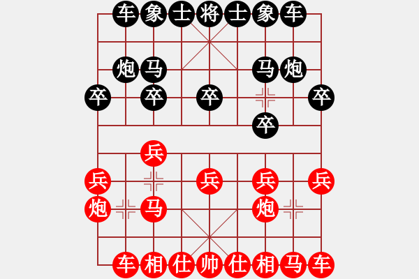 象棋棋譜圖片：田源 先負 朱書誼 - 步數(shù)：10 