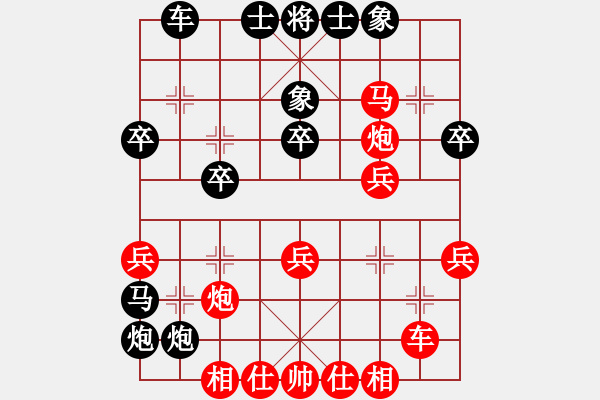 象棋棋譜圖片：shishiruqi(6舵)-負(fù)-高靜我愛你(5舵) - 步數(shù)：30 