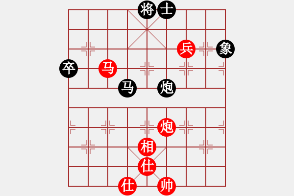 象棋棋譜圖片：風(fēng)流小雷神(3段)-勝-香蕉蘋果(9段) - 步數(shù)：130 