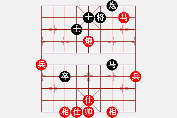 象棋棋譜圖片：廣東象棋精英俱樂部李進(jìn)先勝廣西南寧銀海碗大酒樓藍(lán)向農(nóng) - 步數(shù)：80 