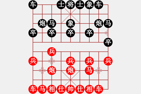 象棋棋譜圖片：[814739839] -VS- 一線之間[2633993492] - 步數(shù)：10 