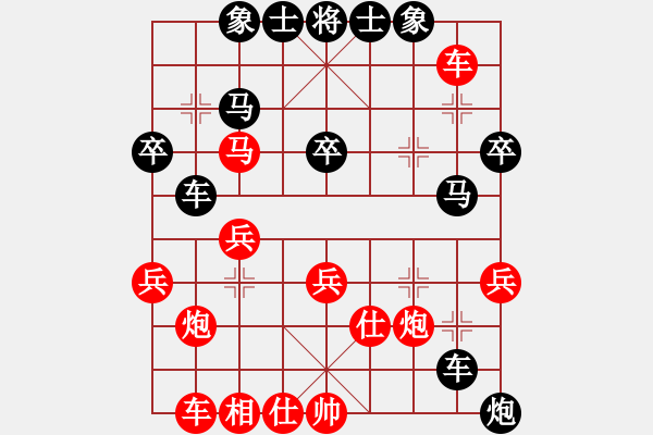 象棋棋譜圖片：騰中先負(fù)翔戈20190331已評(píng)注 - 步數(shù)：40 