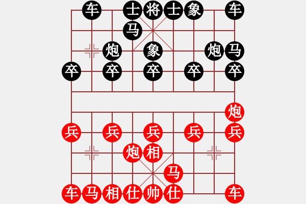 象棋棋譜圖片：金庸一品堂棋社 金庸六七 先負(fù) 金庸武俠令狐沖 - 步數(shù)：10 