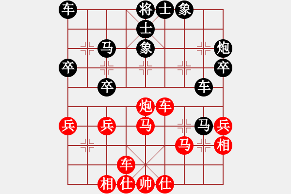 象棋棋譜圖片：棋丐(2段)-負(fù)-炮炮龍(月將) - 步數(shù)：40 