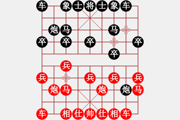 象棋棋谱图片：洪家川 先和 谢信义 - 步数：10 