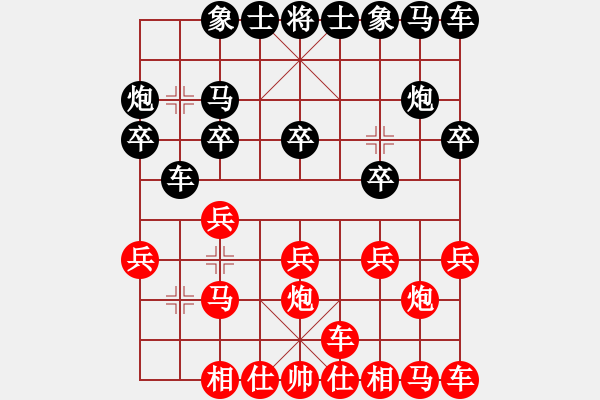 象棋棋譜圖片：行者必達[紅] -VS- 專殺高手[黑]shu - 步數(shù)：10 