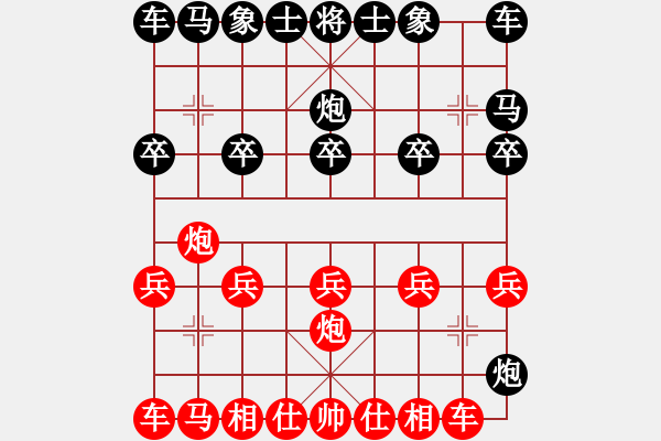 象棋棋譜圖片：棋友-魚鳥[575644877] -VS- 永遠的小兵[410047343] - 步數(shù)：10 