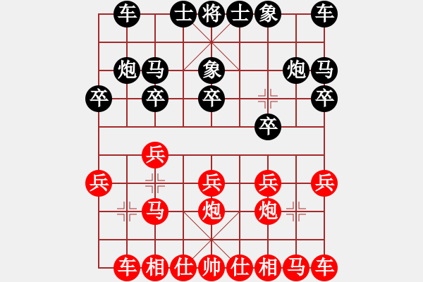 象棋棋譜圖片：安仁 劉斌 勝 湘潭 楊懷 - 步數(shù)：10 