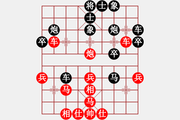 象棋棋譜圖片：寧河象棋(2段)-負(fù)-ngochuy(5段) - 步數(shù)：30 