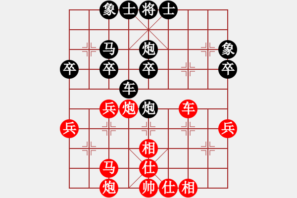 象棋棋譜圖片：2022.6.5.7五分鐘后負過宮炮對進7卒 - 步數(shù)：40 