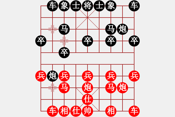 象棋棋譜圖片：樂清GG楠哥[103998771] -VS- 吉祥如意[172653875] - 步數(shù)：10 