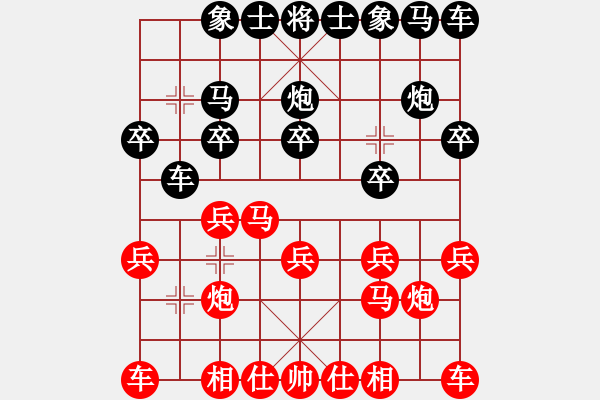 象棋棋譜圖片：第一屆江淮象棋團隊365擂臺賽小馬哥先勝江淮-農夫 - 步數(shù)：10 