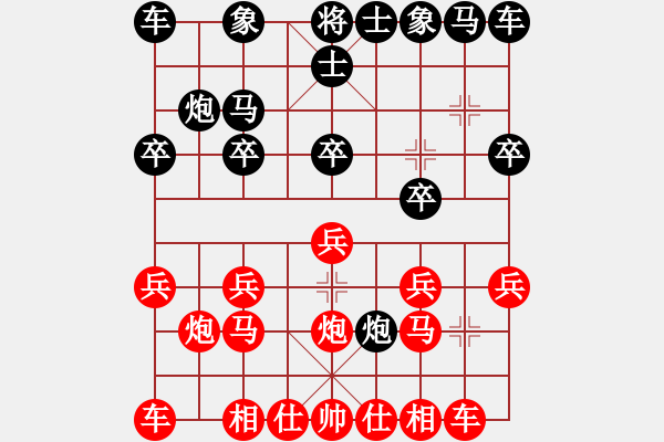 象棋棋譜圖片：香江蛟龍(3段)-勝-帥天將(1段) - 步數(shù)：10 