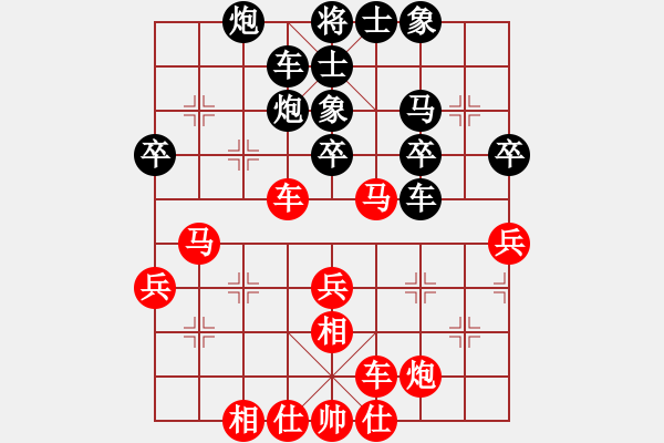 象棋棋譜圖片：2015年辛集國際皮革城 王昊 先勝 王瑞祥 - 步數(shù)：40 