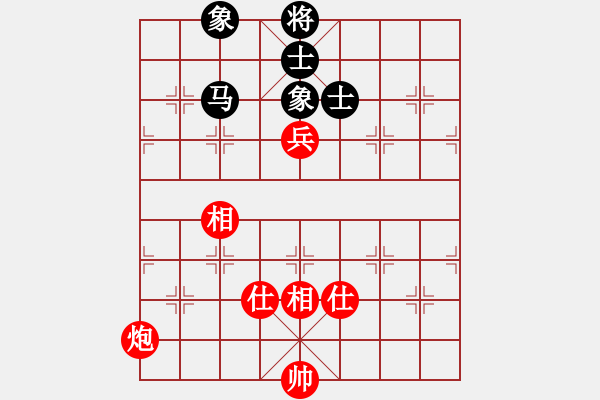 象棋棋譜圖片：6725局 E00-仙人指路-天天AI選手FALSE 紅先和 小蟲引擎23層 - 步數(shù)：170 