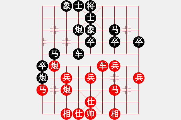 象棋棋譜圖片：張友禮7-1負(fù)大師 - 步數(shù)：40 