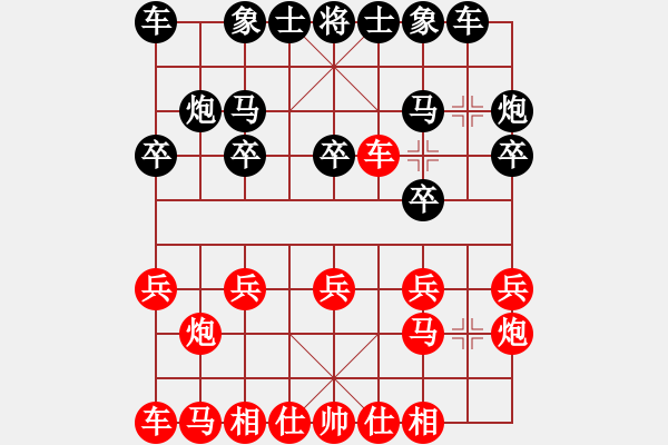 象棋棋譜圖片：‖棋家軍‖皎月[2045059653] -VS- 戰(zhàn)車[869080212] - 步數(shù)：10 