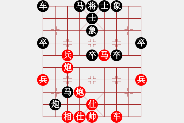 象棋棋谱图片：2019第4届智运会象少个赛李嘉浩先胜穆如清风6 - 步数：40 