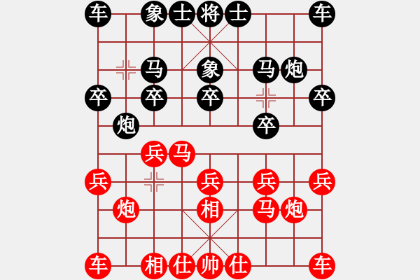 象棋棋譜圖片：風(fēng)動天下(3弦)-勝-自由人士(3星) - 步數(shù)：10 