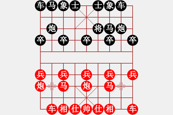 象棋棋譜圖片：吃光光，絕殺，紅勝 - 步數(shù)：10 