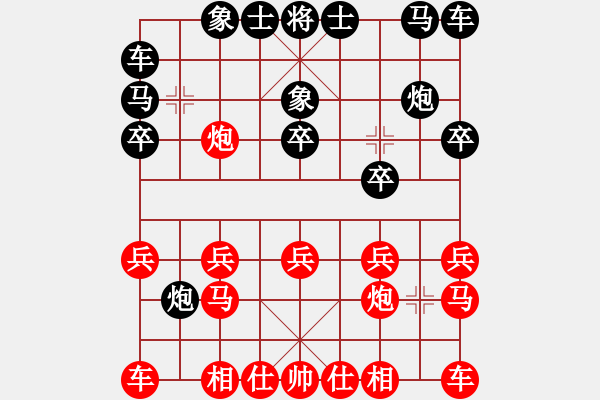 象棋棋譜圖片：瞎球下(6星)-勝-奕元(7星) - 步數：10 