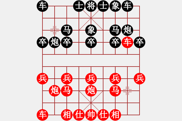 象棋棋譜圖片：周群 先和 程鵬程 - 步數(shù)：10 