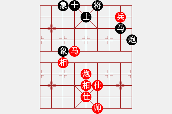 象棋棋譜圖片：天津小胡子(6段)-和-許大軍(6段) - 步數(shù)：130 