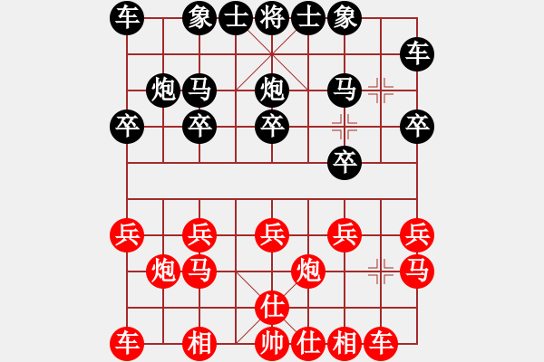 象棋棋譜圖片：第一局萍鄉(xiāng)彭啟周先和撫州李剛 - 步數(shù)：10 