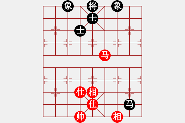 象棋棋譜圖片：狗尾巴花(9星)-和-zzxxzubc(電神) - 步數(shù)：214 