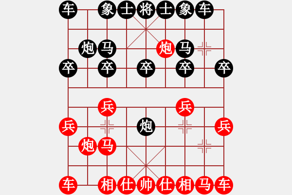 象棋棋譜圖片：熱血盟_象棋教父[紅] -VS- 熱血盟●溫柔一刀[黑] - 步數(shù)：10 