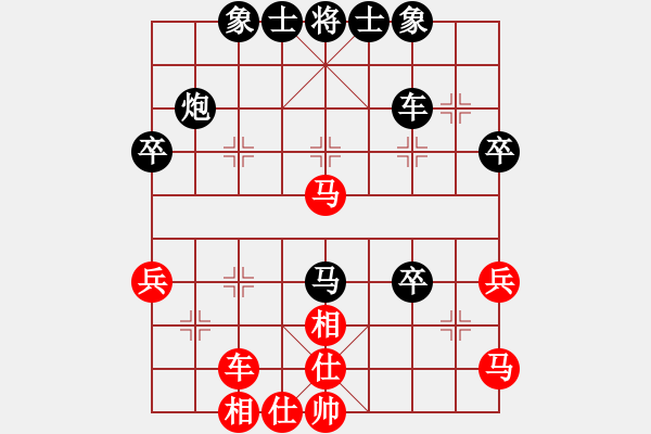 象棋棋譜圖片：大冶肖向陽(2段)-負(fù)-coma(6段) - 步數(shù)：40 