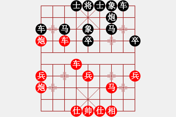 象棋棋譜圖片：謝文洪(3段)-勝-煙臺路邊棋(6段) - 步數(shù)：40 