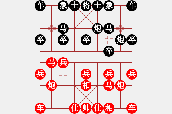 象棋棋譜圖片：11-07-30 laotie[916]-Resign-shanzai[929] - 步數(shù)：10 