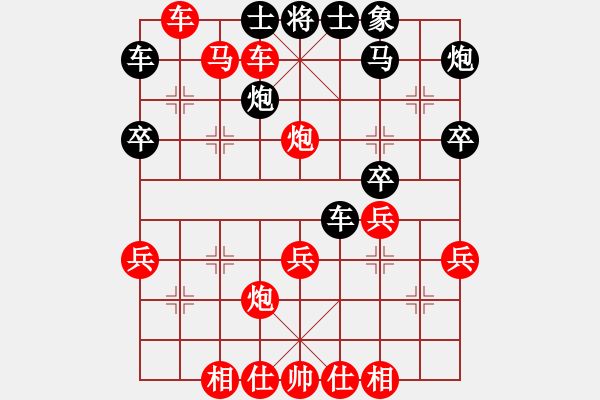 象棋棋譜圖片：表妹 ·>力戰(zhàn)·>群儒 - 步數(shù)：40 