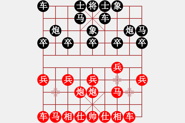 象棋棋譜圖片：2021全國(guó)象甲預(yù)選賽周文鐵先勝鄭俊來(lái)2 - 步數(shù)：10 