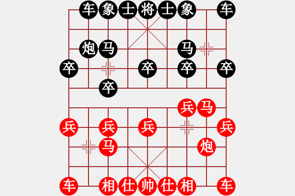 象棋棋譜圖片：QQ游戲：臨沂王廣勇 先和 臨沂莊旭友 - 步數(shù)：10 