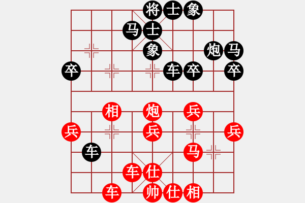 象棋棋譜圖片：bbboy002(6弦)-負-西毒張三瘋(9星) - 步數(shù)：30 