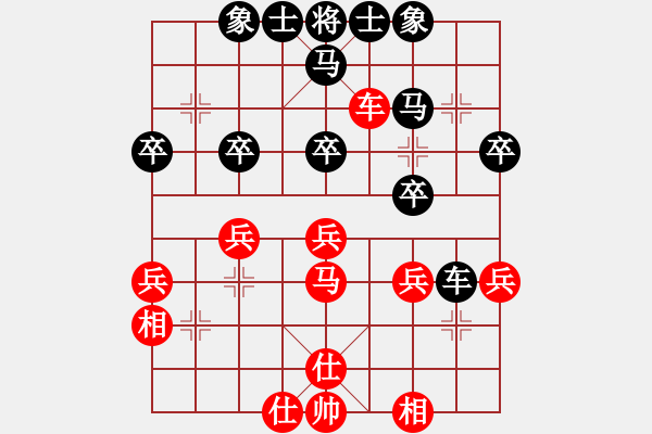 象棋棋譜圖片：中炮對屏風(fēng)馬雙炮過河(一) - 步數(shù)：28 