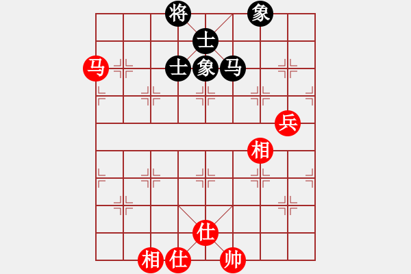 象棋棋譜圖片：老隨手(4段)-和-劍試嘯天下(5段)五七炮互進三兵對屏風馬邊卒右馬外盤河 紅左橫車對黑兌邊卒 - 步數(shù)：110 