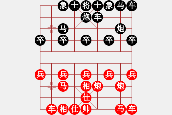 象棋棋譜圖片：中國(guó)象棋170一分鐘快棋1503-M02先負(fù)太守棋狂 - 步數(shù)：10 