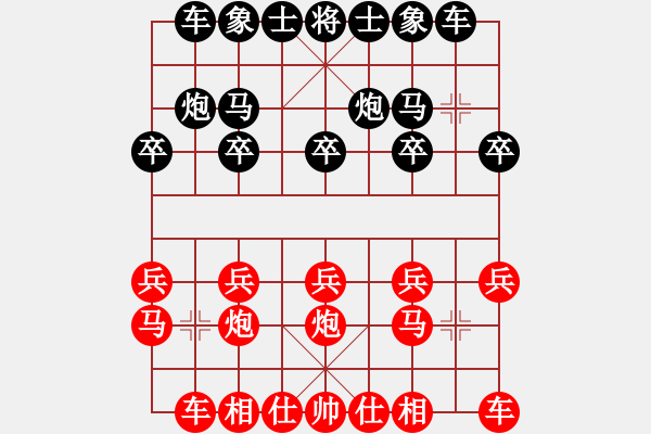 象棋棋譜圖片：左將軍(8段)-負(fù)-榮華長考(7段) - 步數(shù)：10 