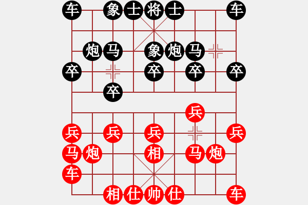 象棋棋譜圖片：第五輪第4臺(tái) 南昌 劉光輝 先勝 撫州 萬坤華 - 步數(shù)：10 