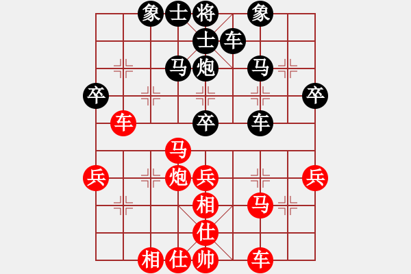 象棋棋譜圖片：磐安偉業(yè)杯2012第47屆個人賽6輪：河北陳翀VS上海陳鴻盛 - 步數(shù)：40 